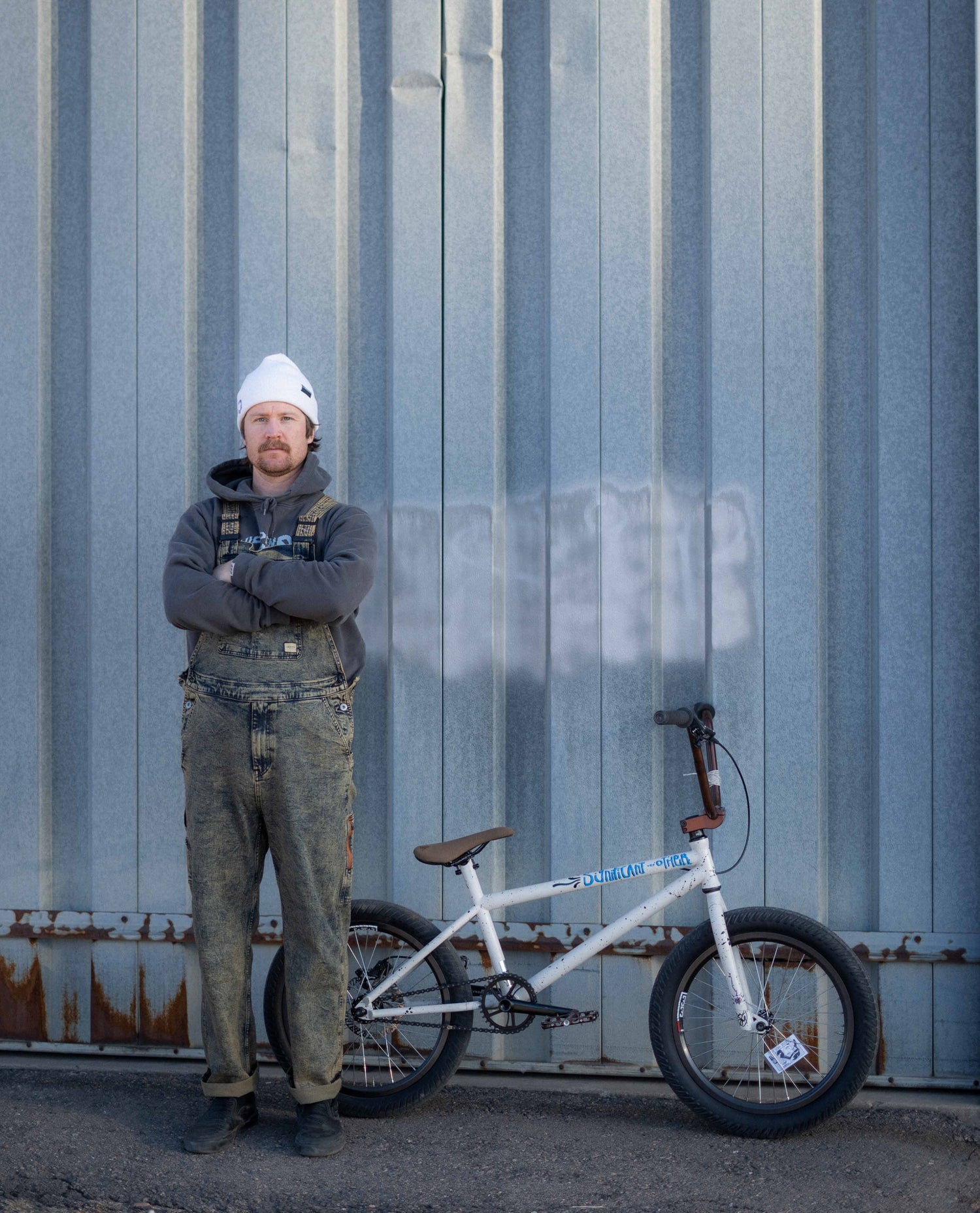 Myles looking cool with his BMX