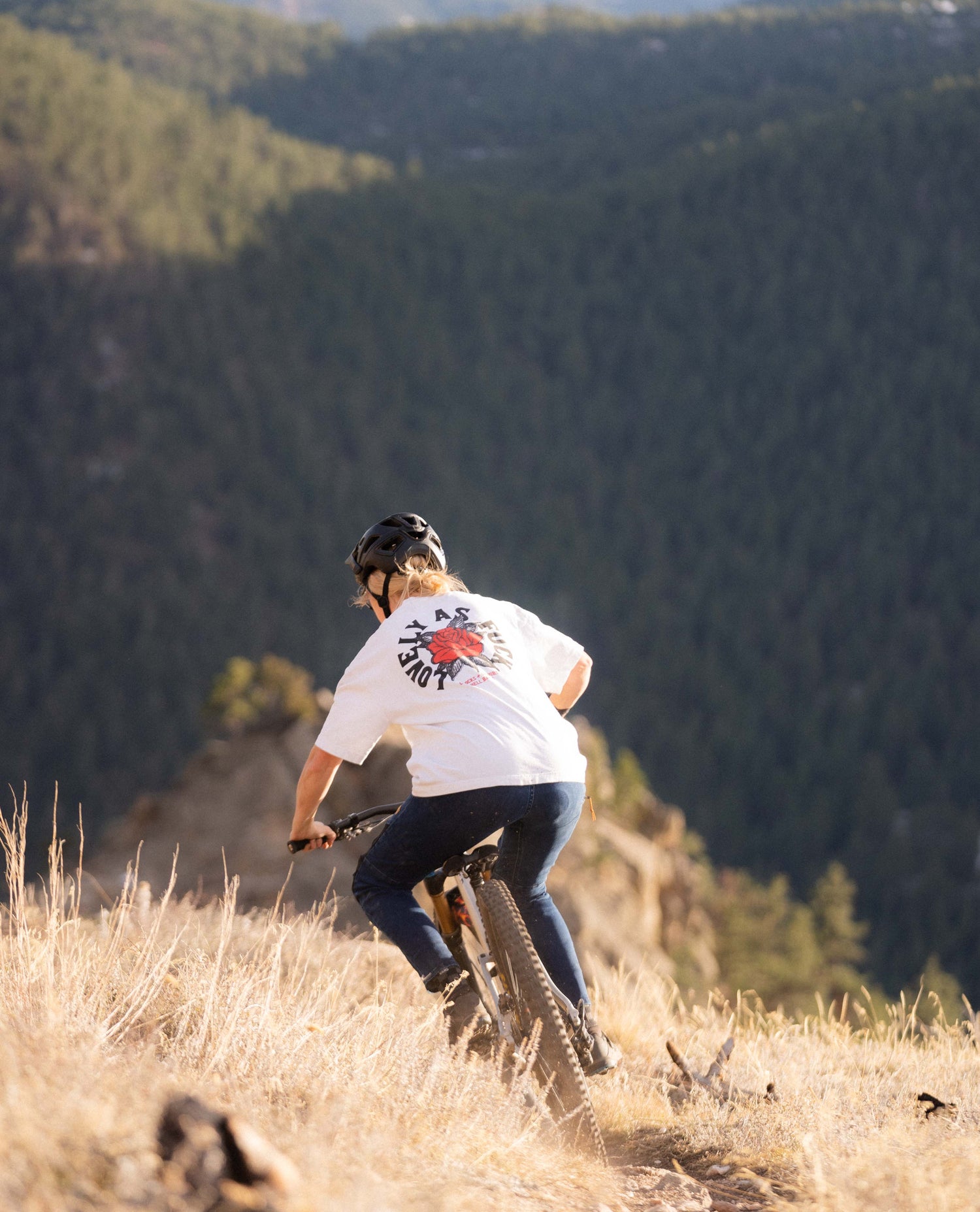 Mo shredding in Women's Denim Bike Pant