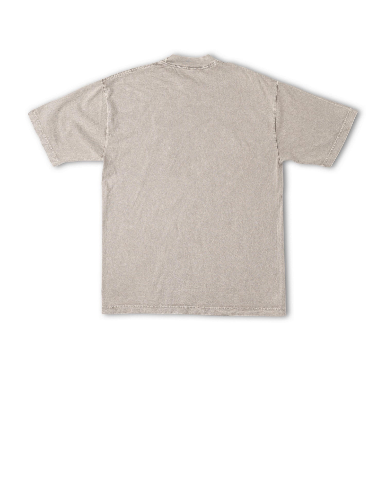 Beige t-shirt on a white background
