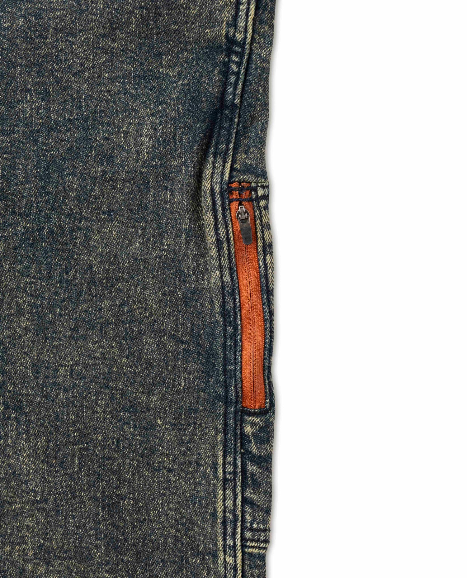 Starving Jartist Overalls in studio Dirty Dave wash detail shot