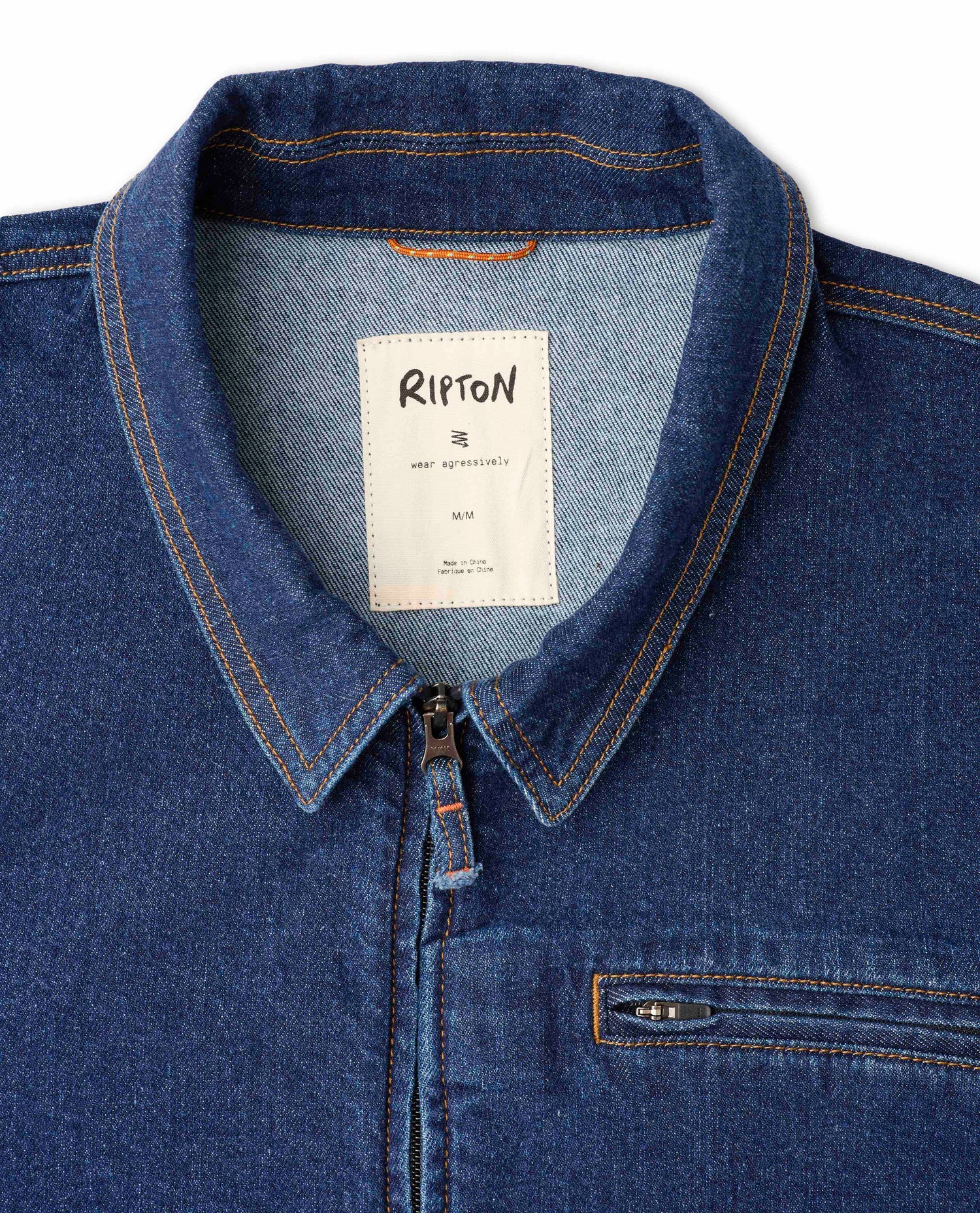 Denim Utilty Jacket details