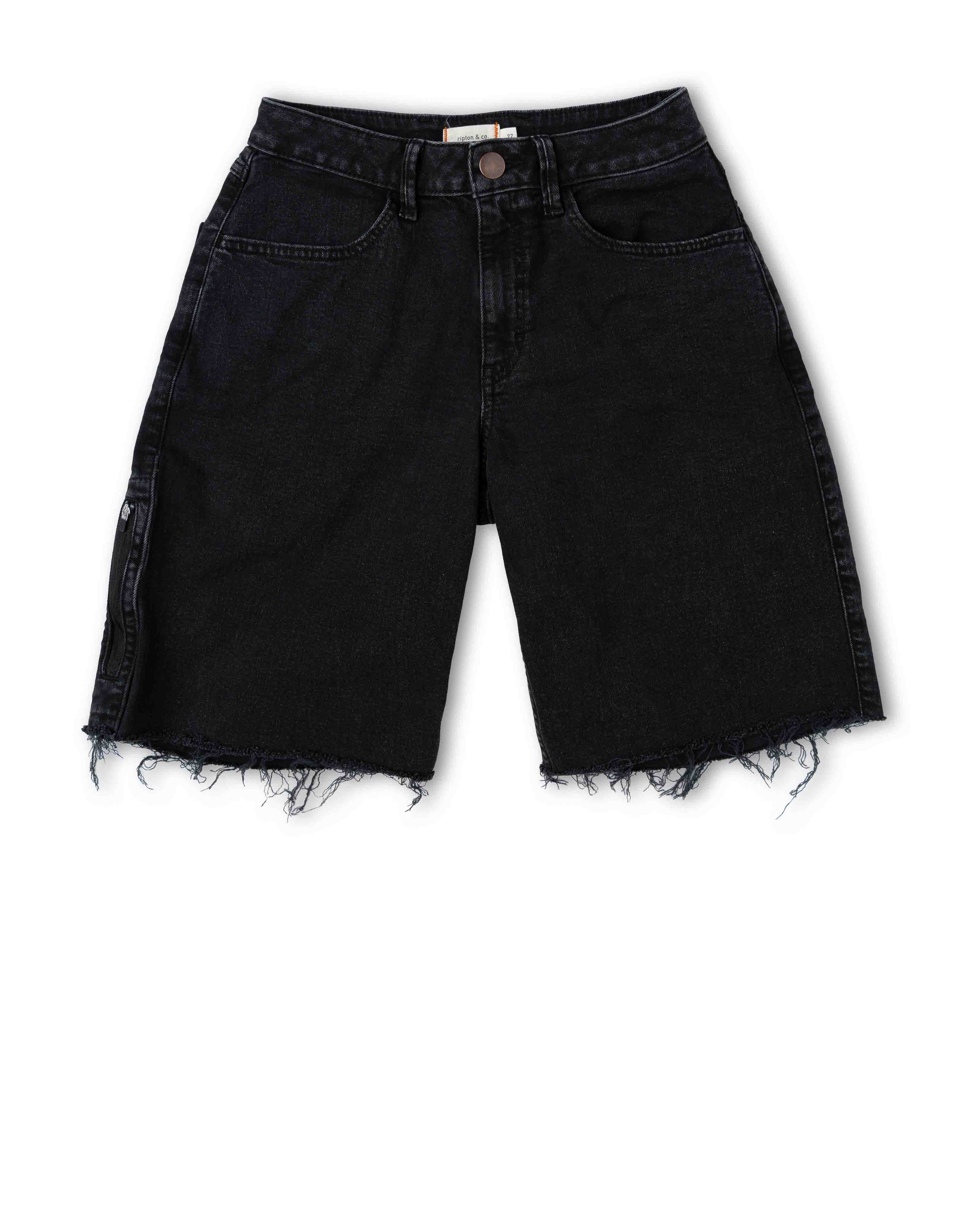 酢*豚様 ANTIMID STUDS JORTS ブラック ショートパンツ sサ Women's Saki Jorts – Ripton