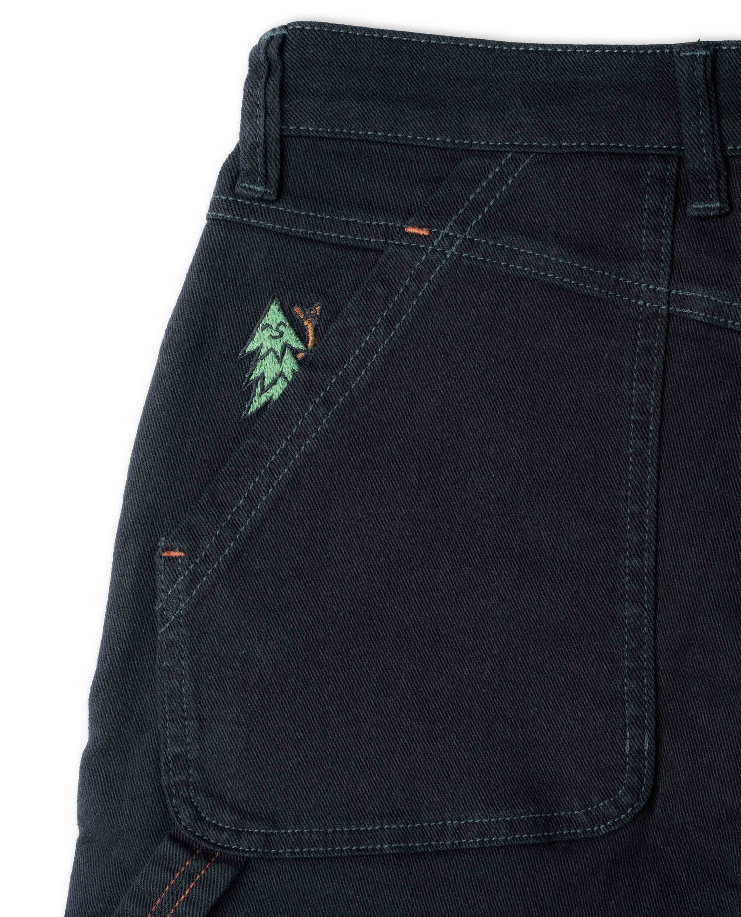 Studio shot of HAZ X Ripton Collaboration Pant (Pocket Tree Detail)