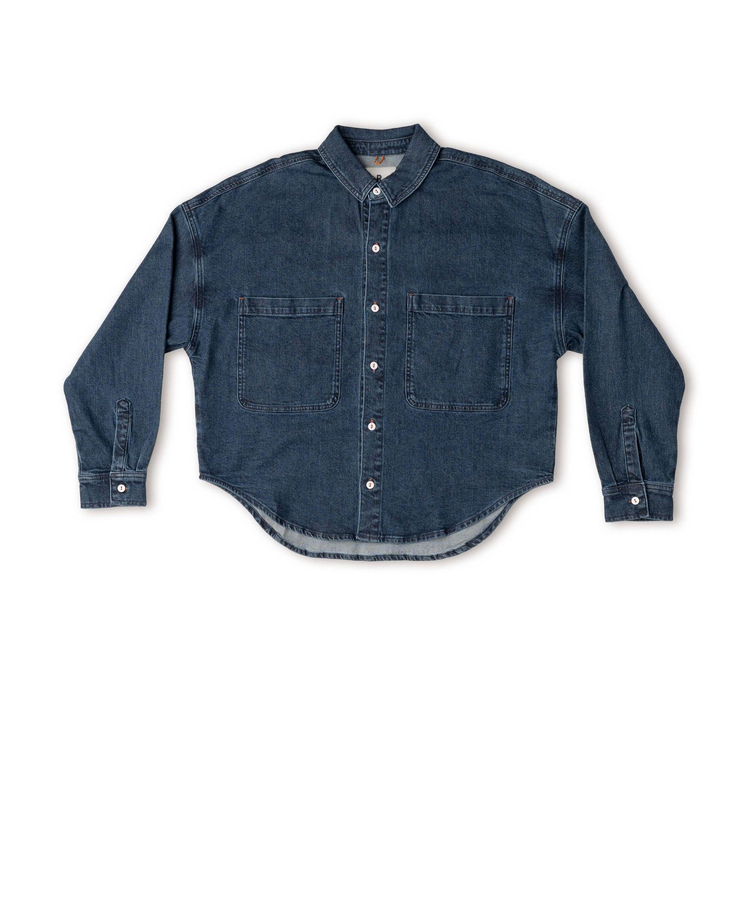 Hayai denim shirt in studio