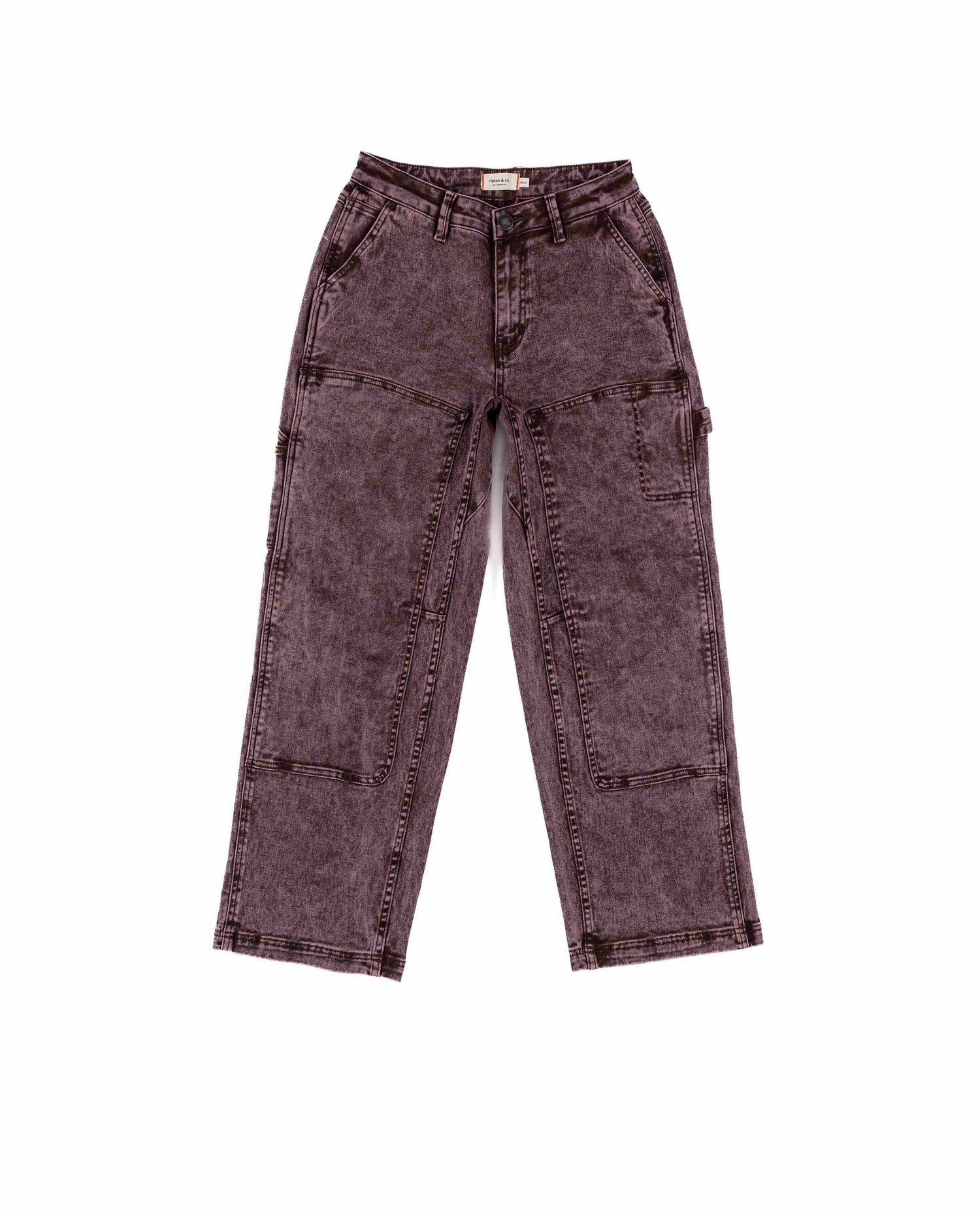 Putty utility pants laydown in studio