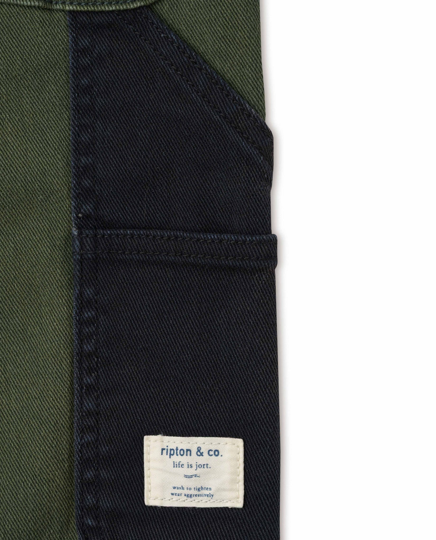 Women's Robin Hood Utility pants in studio pocket details