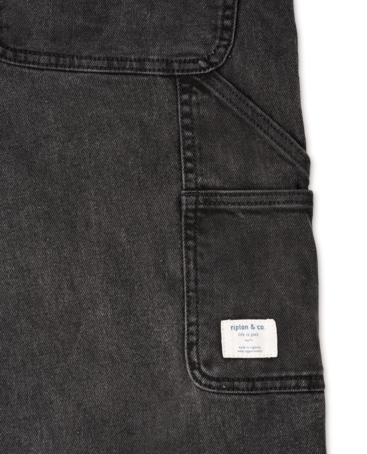 Detail shot of Dry Sharpie pants.