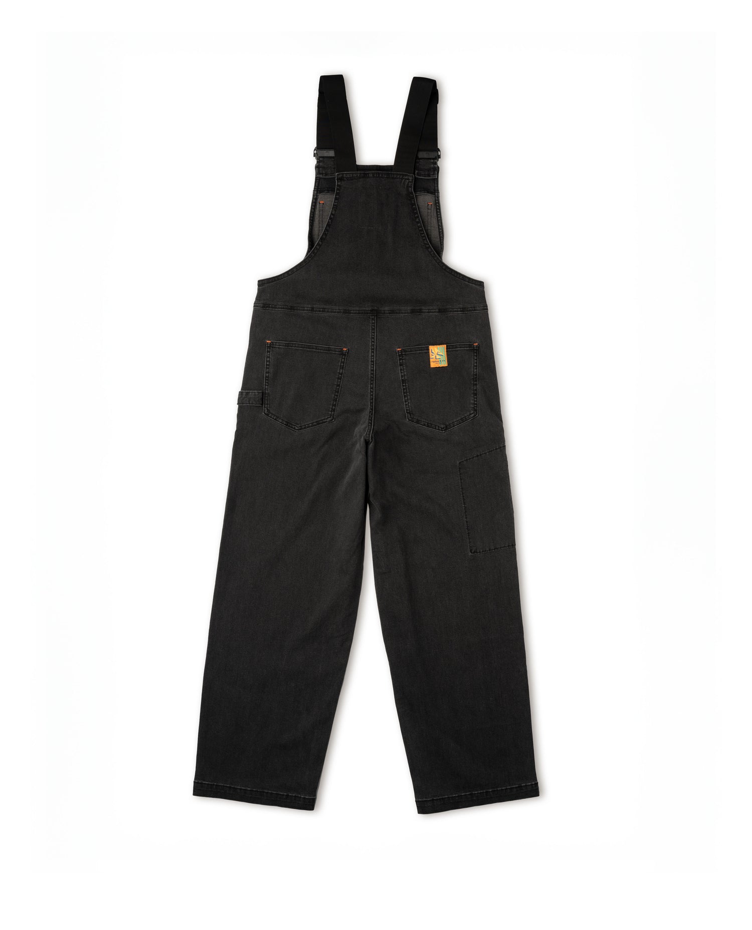 studio shot of womens diesel superlite overalls.