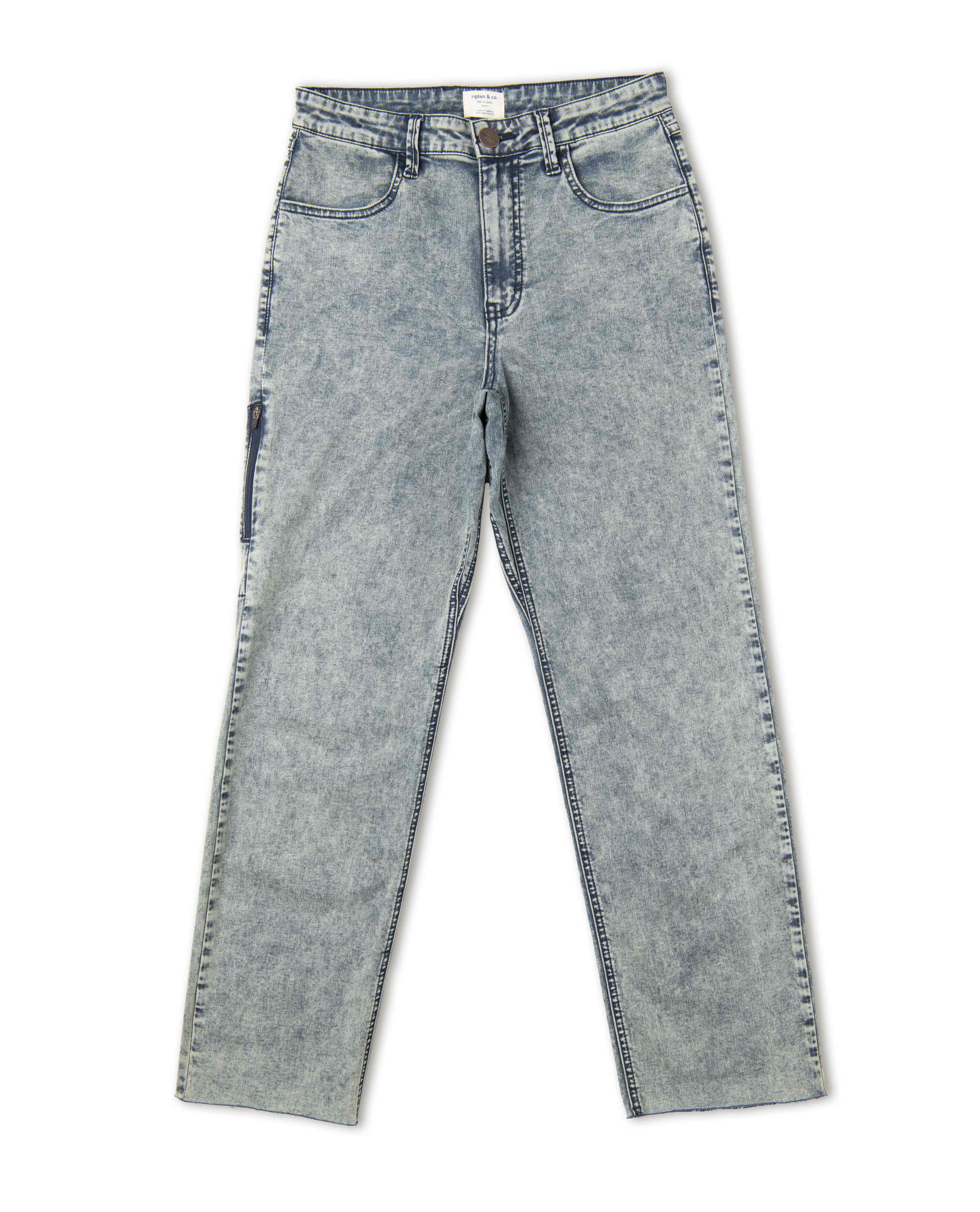 Super light shops wash jeans