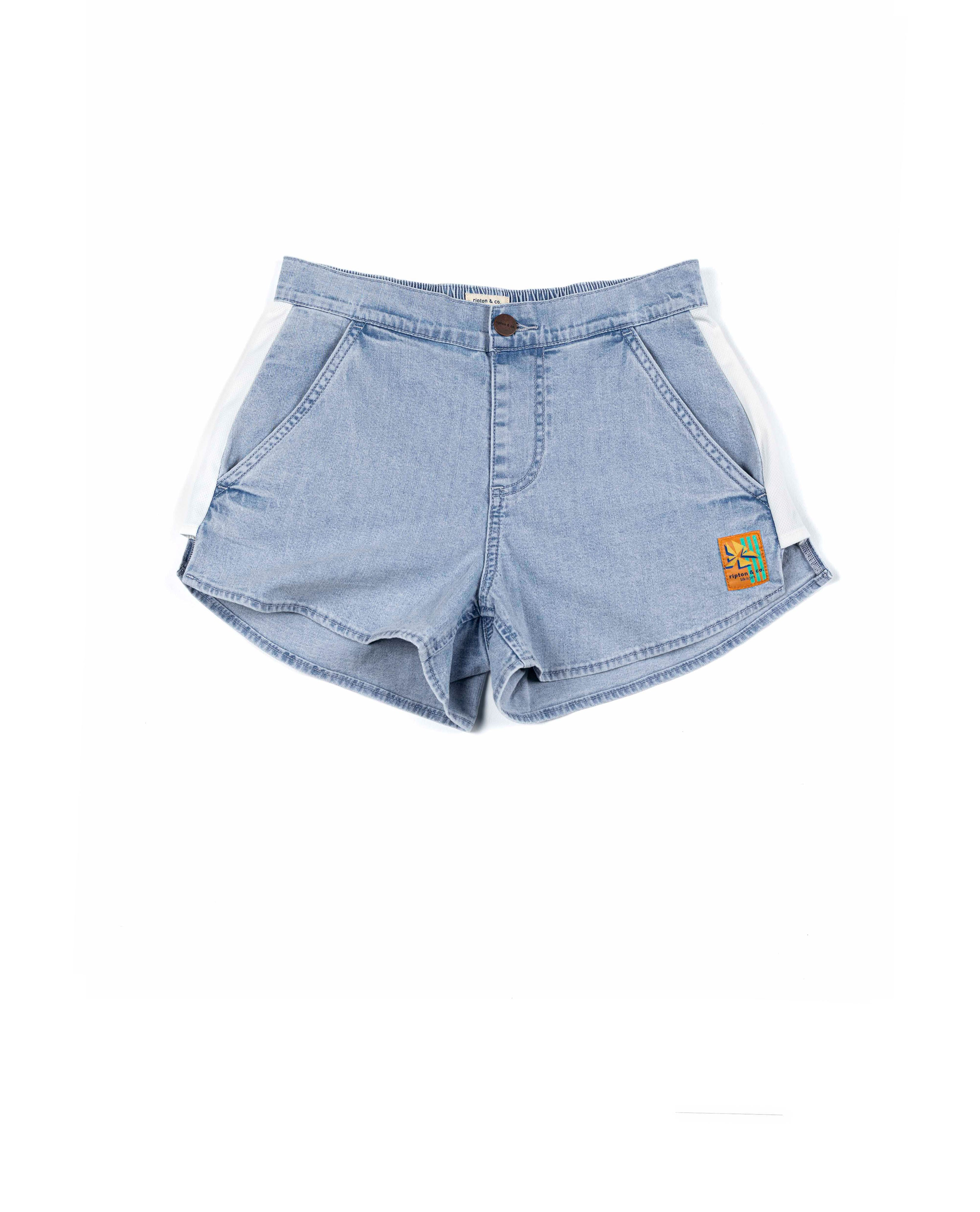 Women's Court Jorts Volley White – Ripton