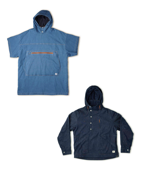 【BAON】[unisex] Tincho Glossy String Hood Anorak Zenergy® Contrast Anorak Jacket | Chico's