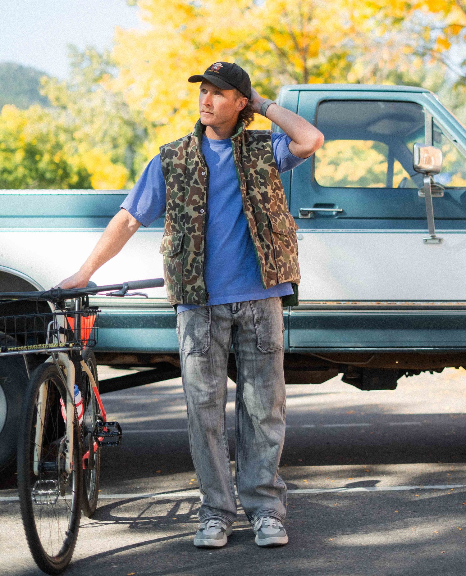 Wayne with a camo vest in ichi EZ500