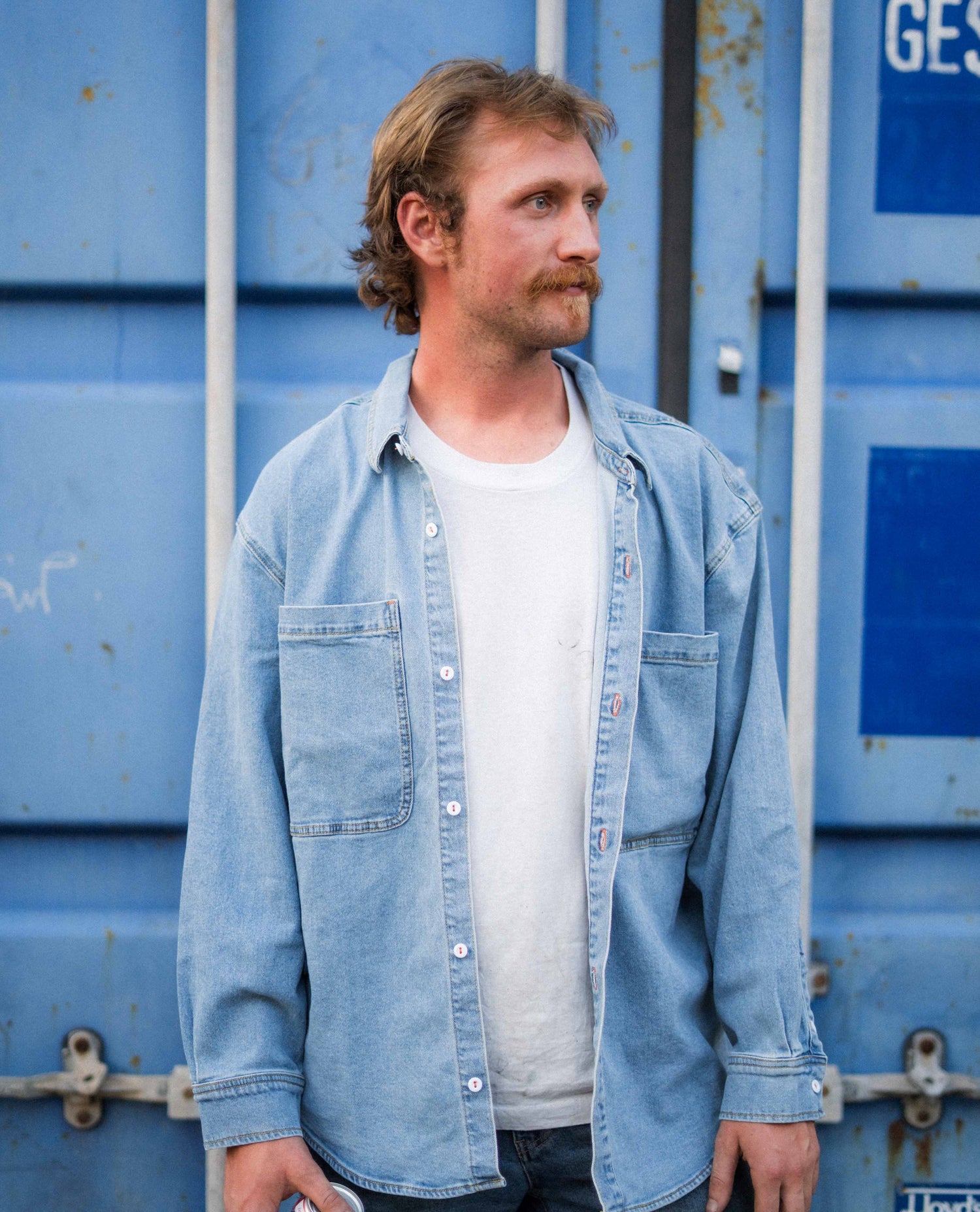 Jake wearing Hayai and looking cool