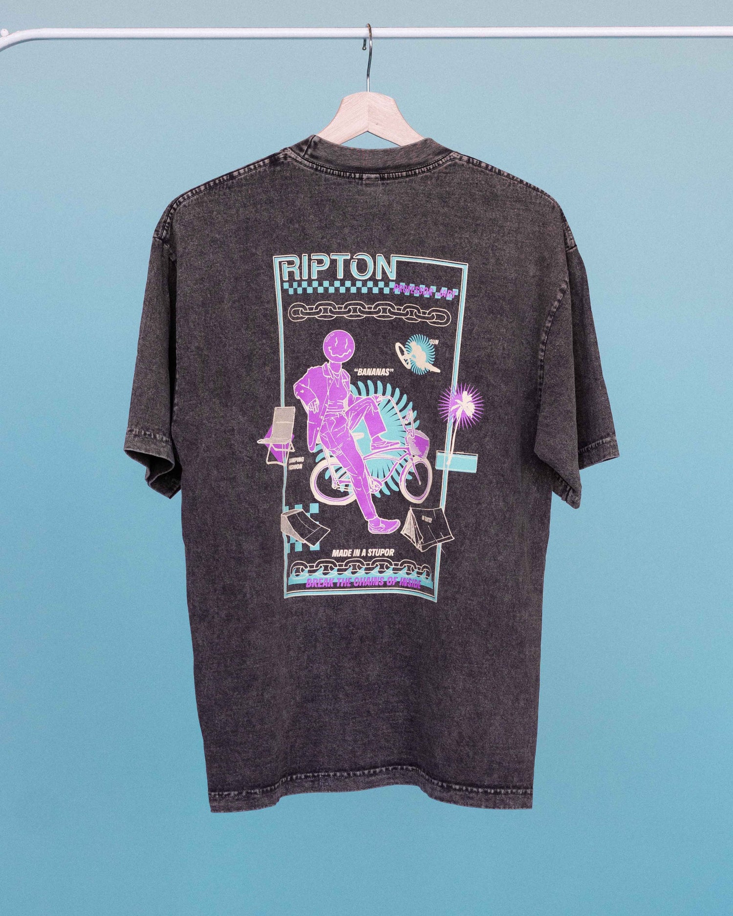 Professor Jart tee shirt on a hanger