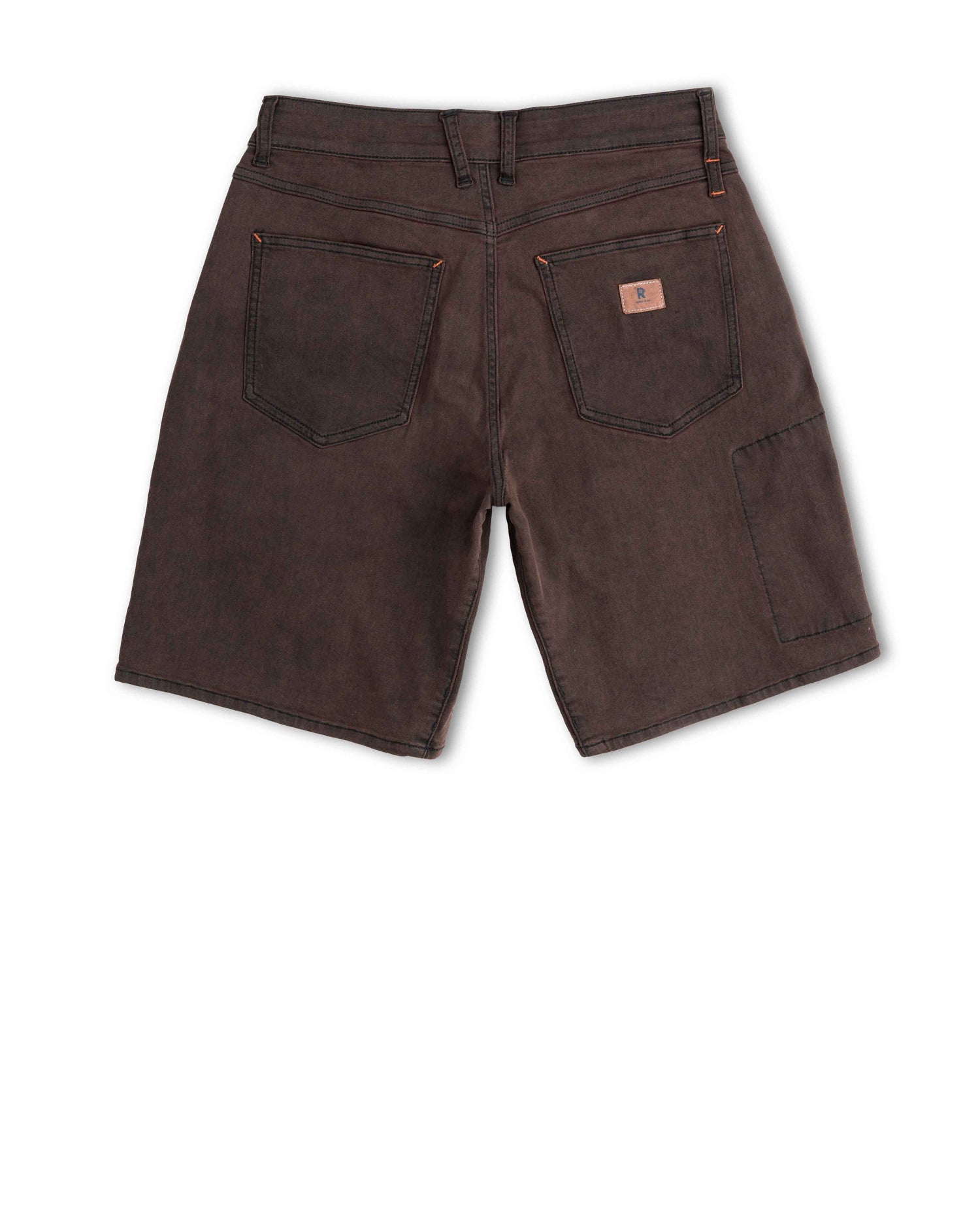 Brown shorts on a white background