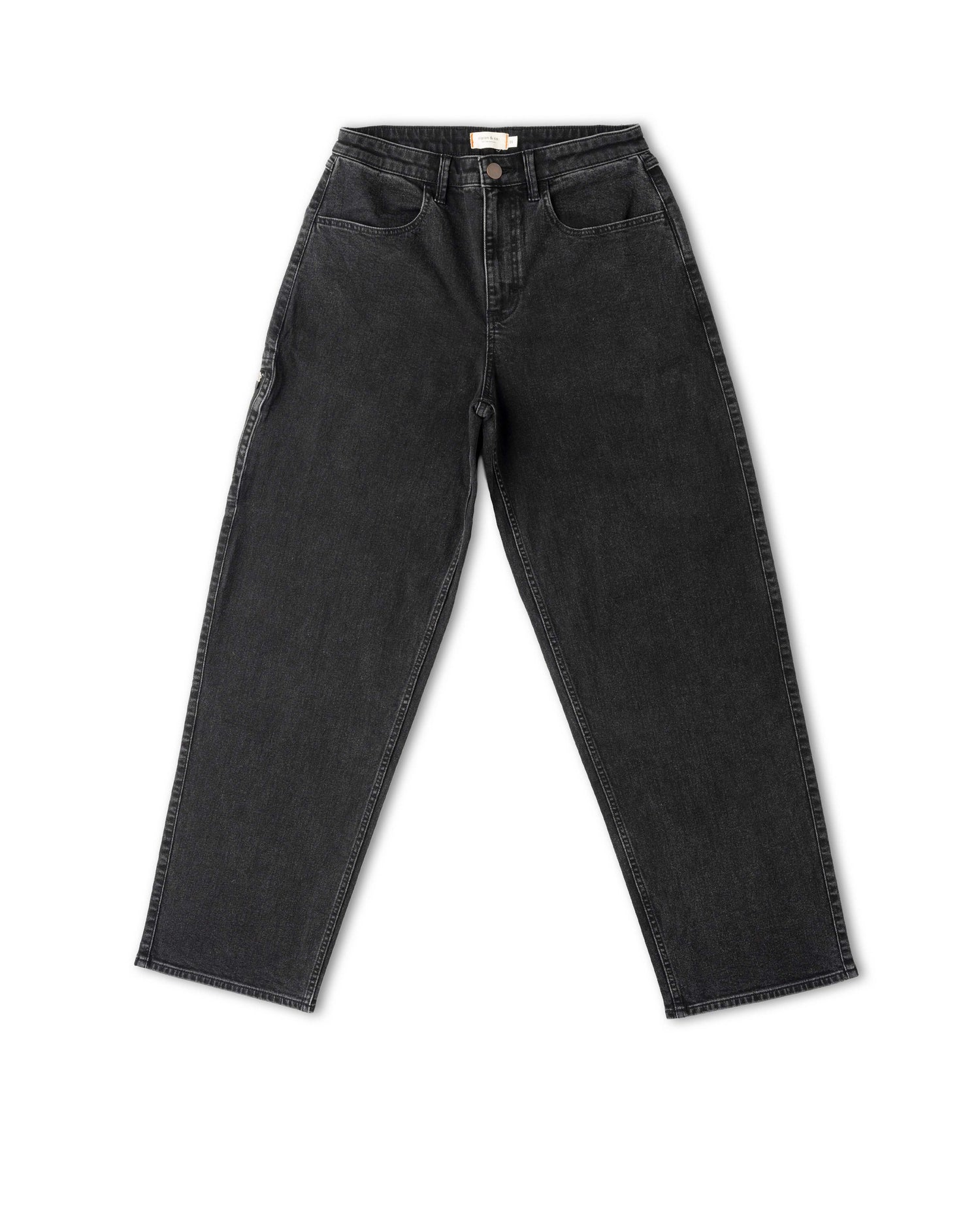 Black jeans on a white background