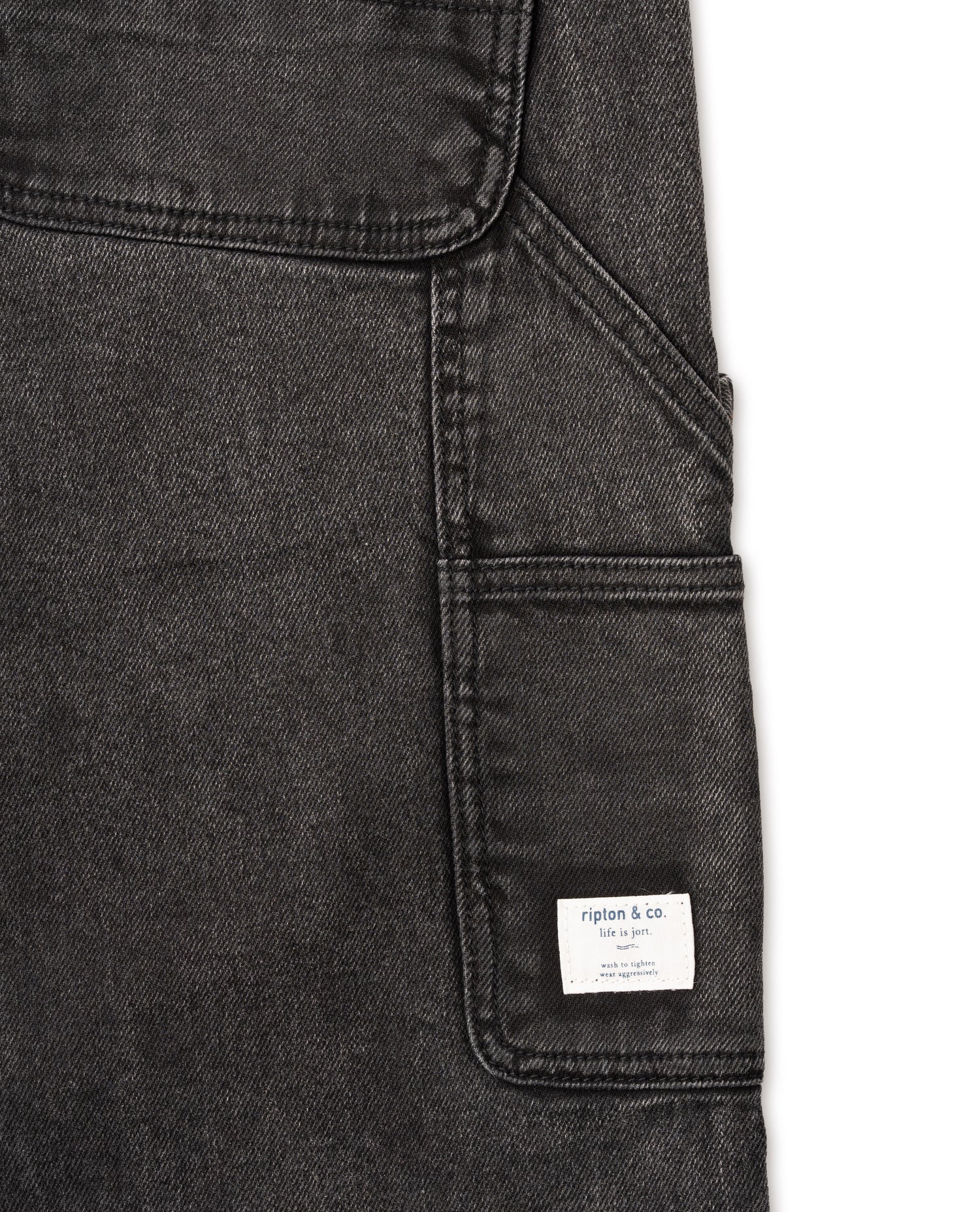 Detail shot of Dry Sharpie pants. 