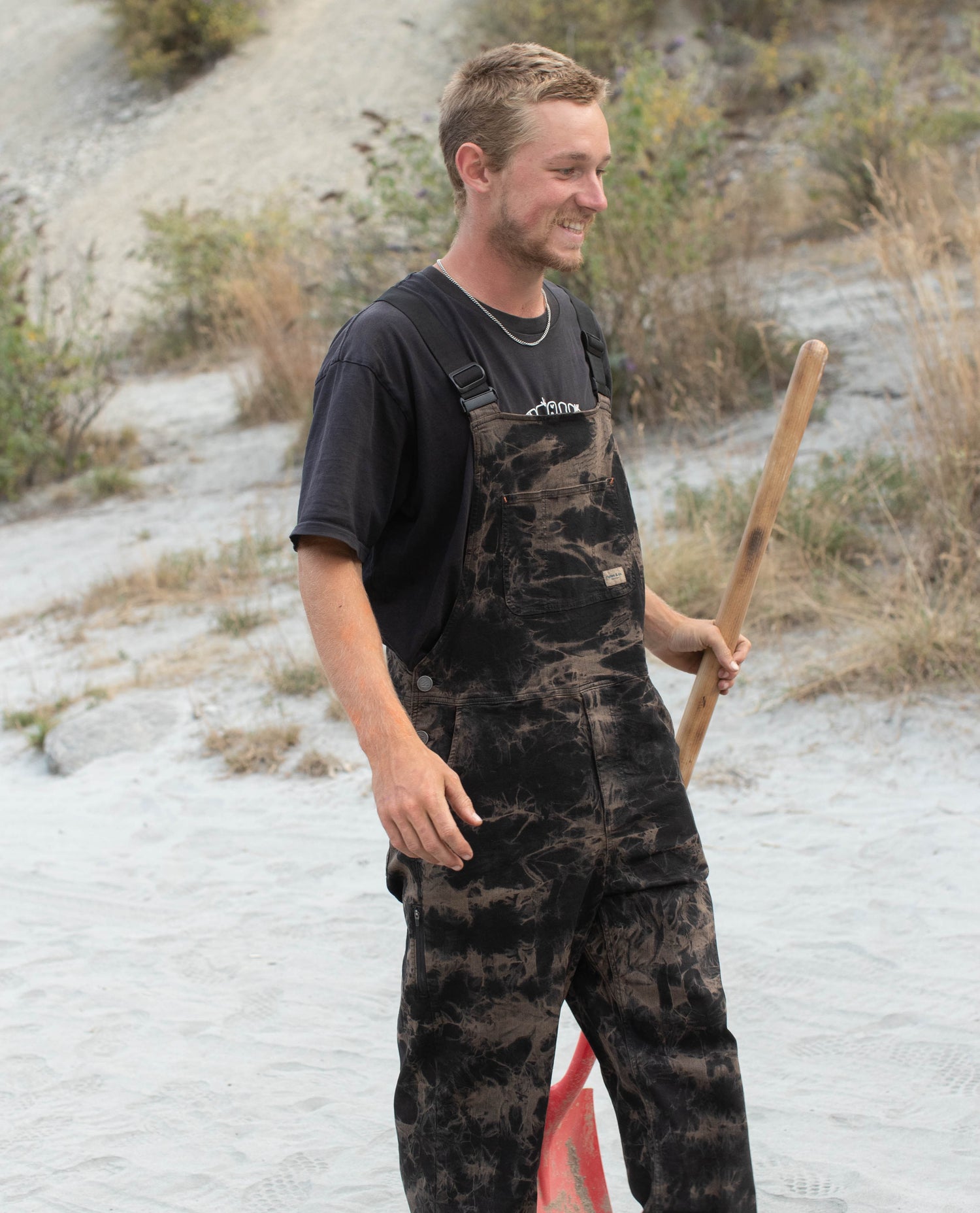 Superlite overalls on a beach