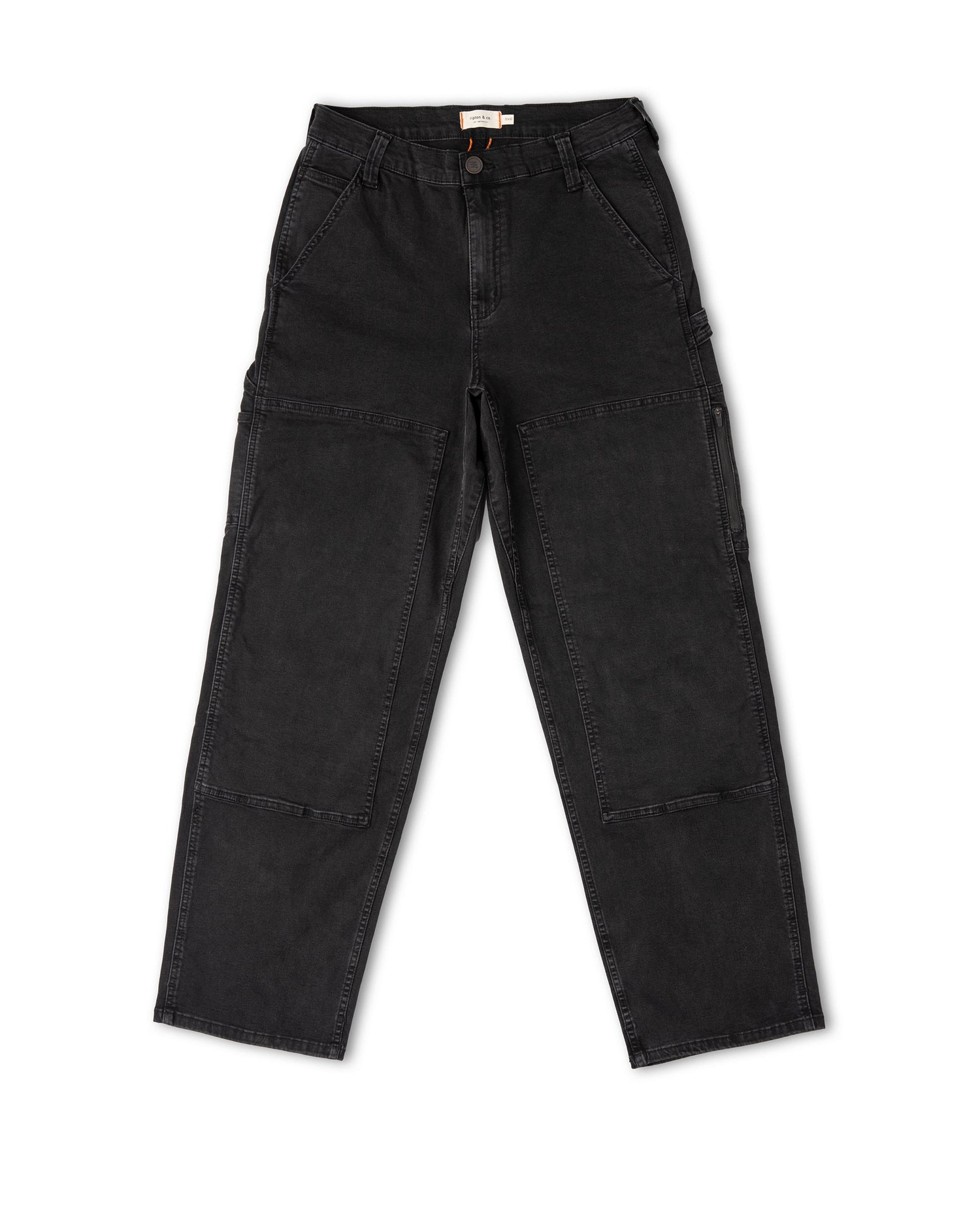 Black pants on a white background