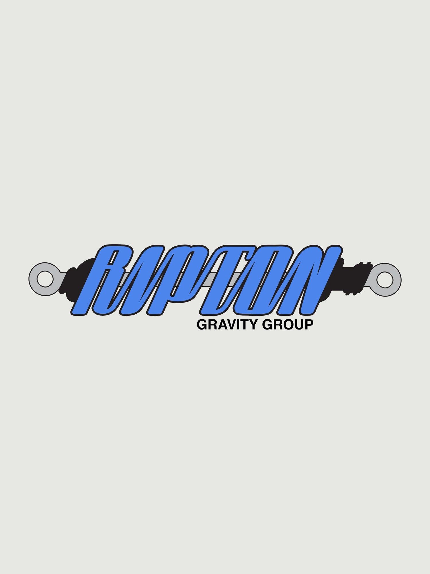 Logo of Ripton Gravity Group with blue text on a light gray background