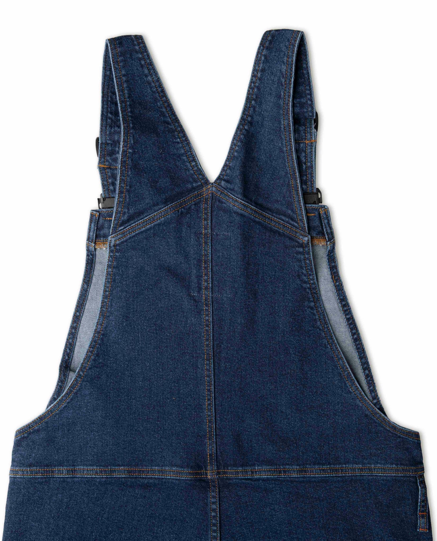 Starving Jartist Overalls in studio Blue Collar wash detail shot