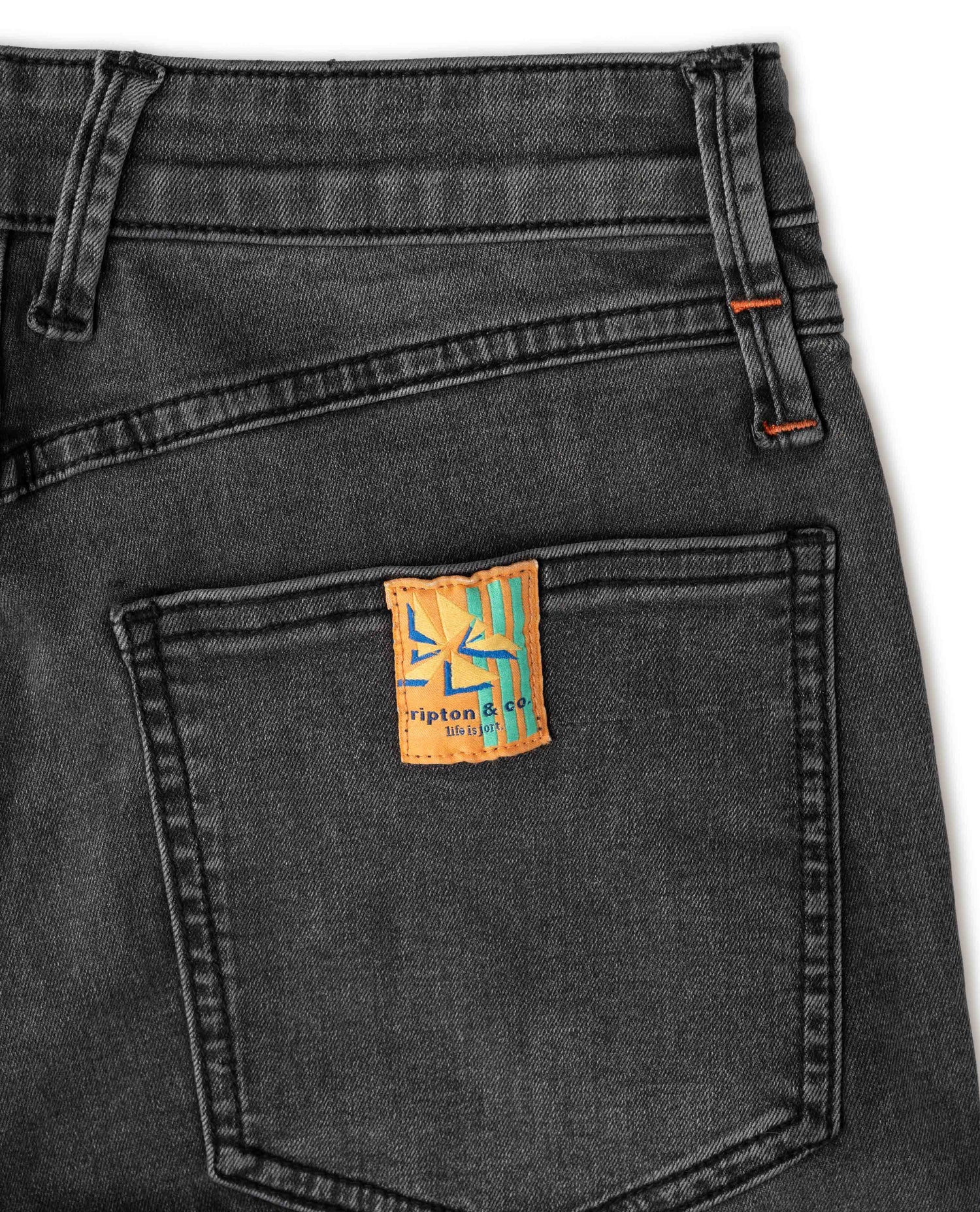 Men's Superlite Smudge jeans back pocket detail