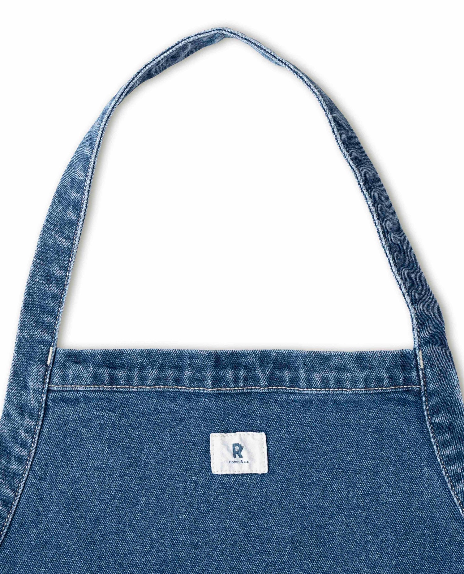 Jean apron studio photo detail