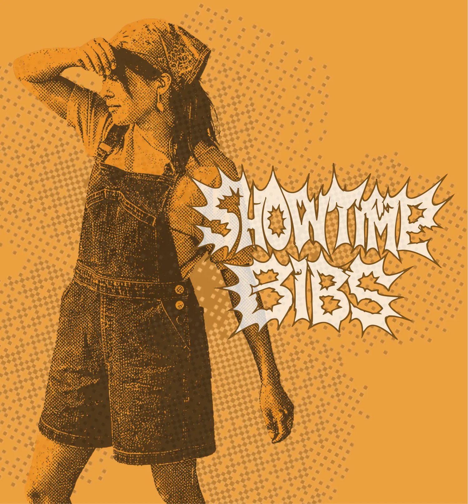 Illustration of a person wearing overalls with 'Short Time Dubs' text on an orange background