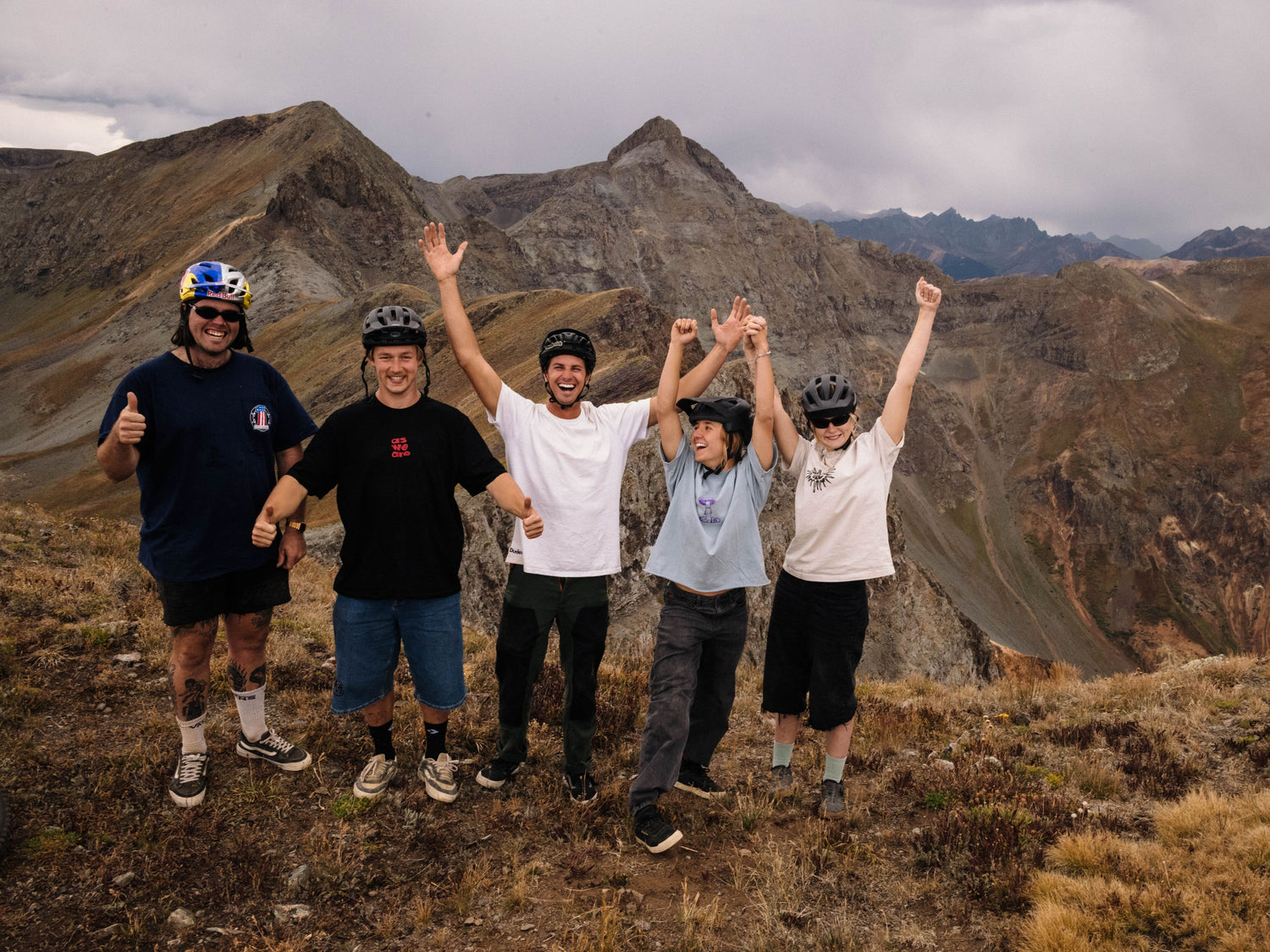 Ripton team on a mountain