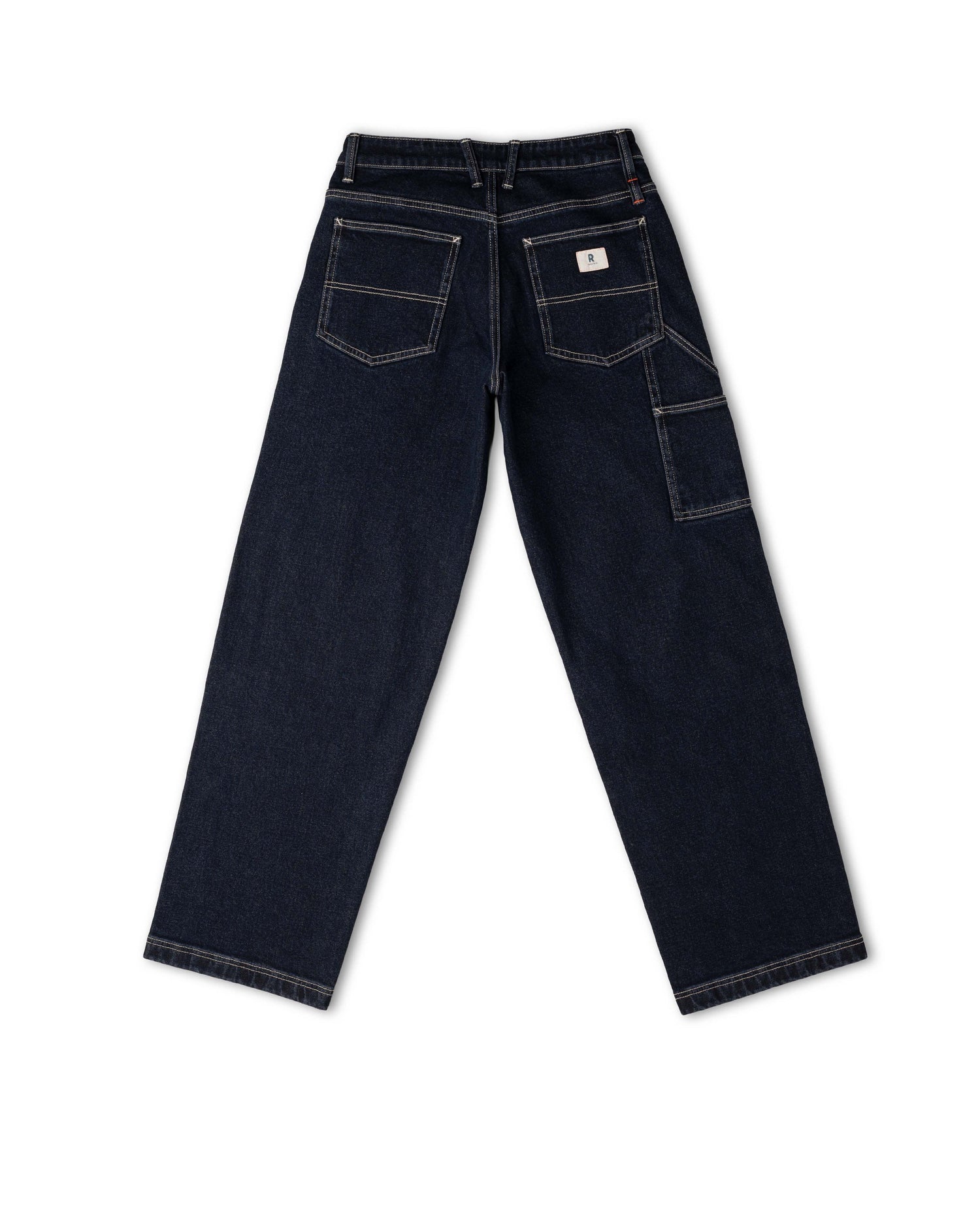 Black jeans on a white background