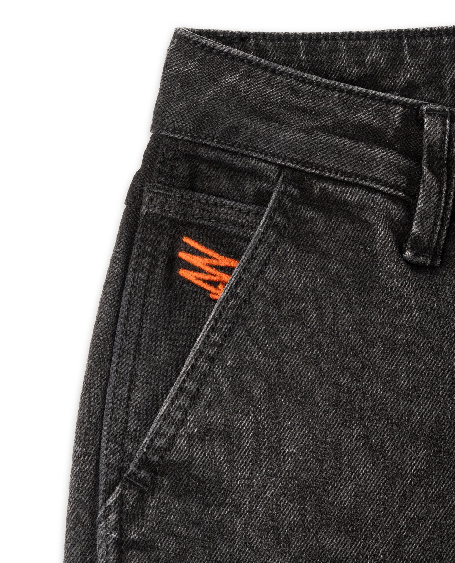Detail shot of Dry Sharpie pants. 