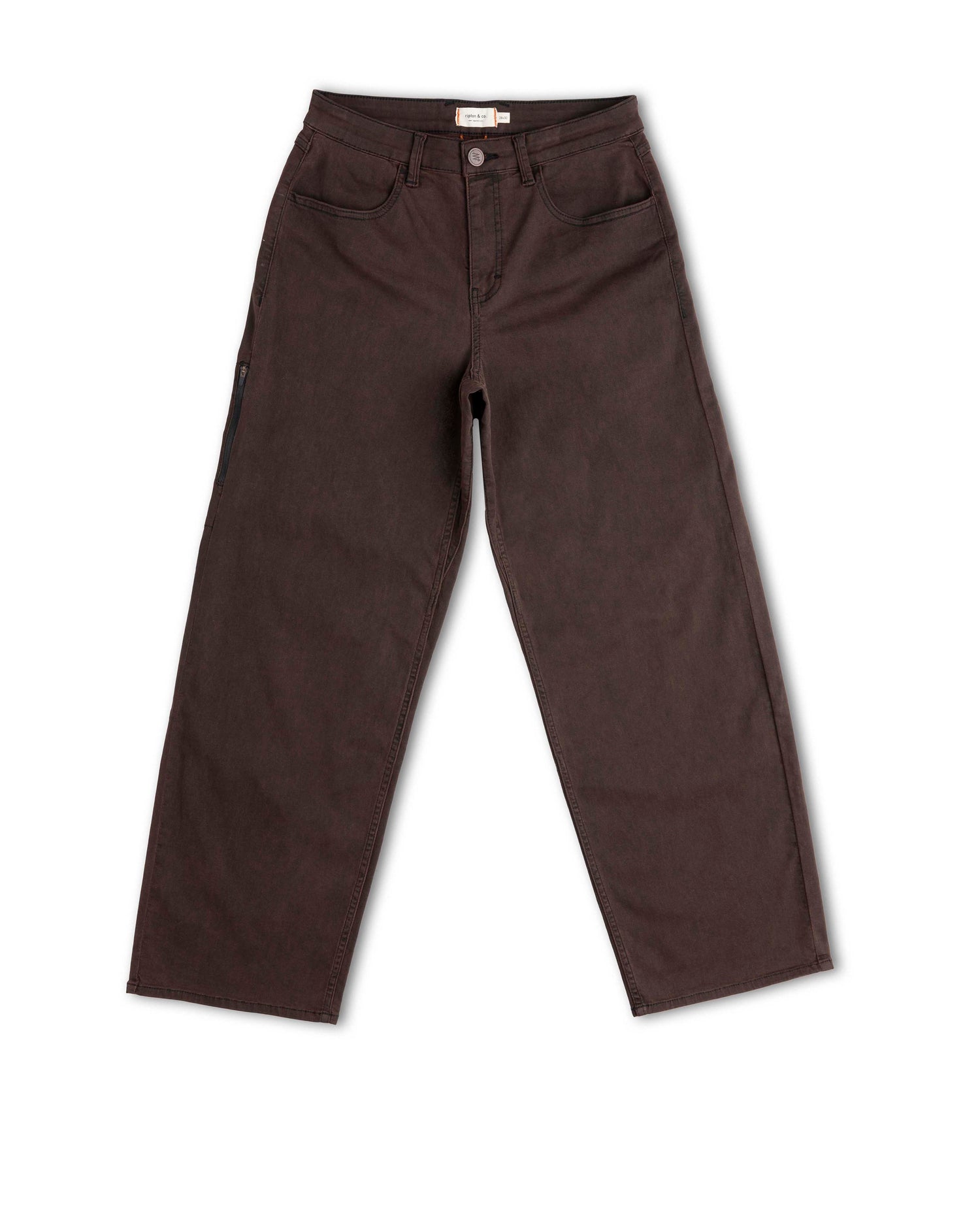 Brown pants on a white background