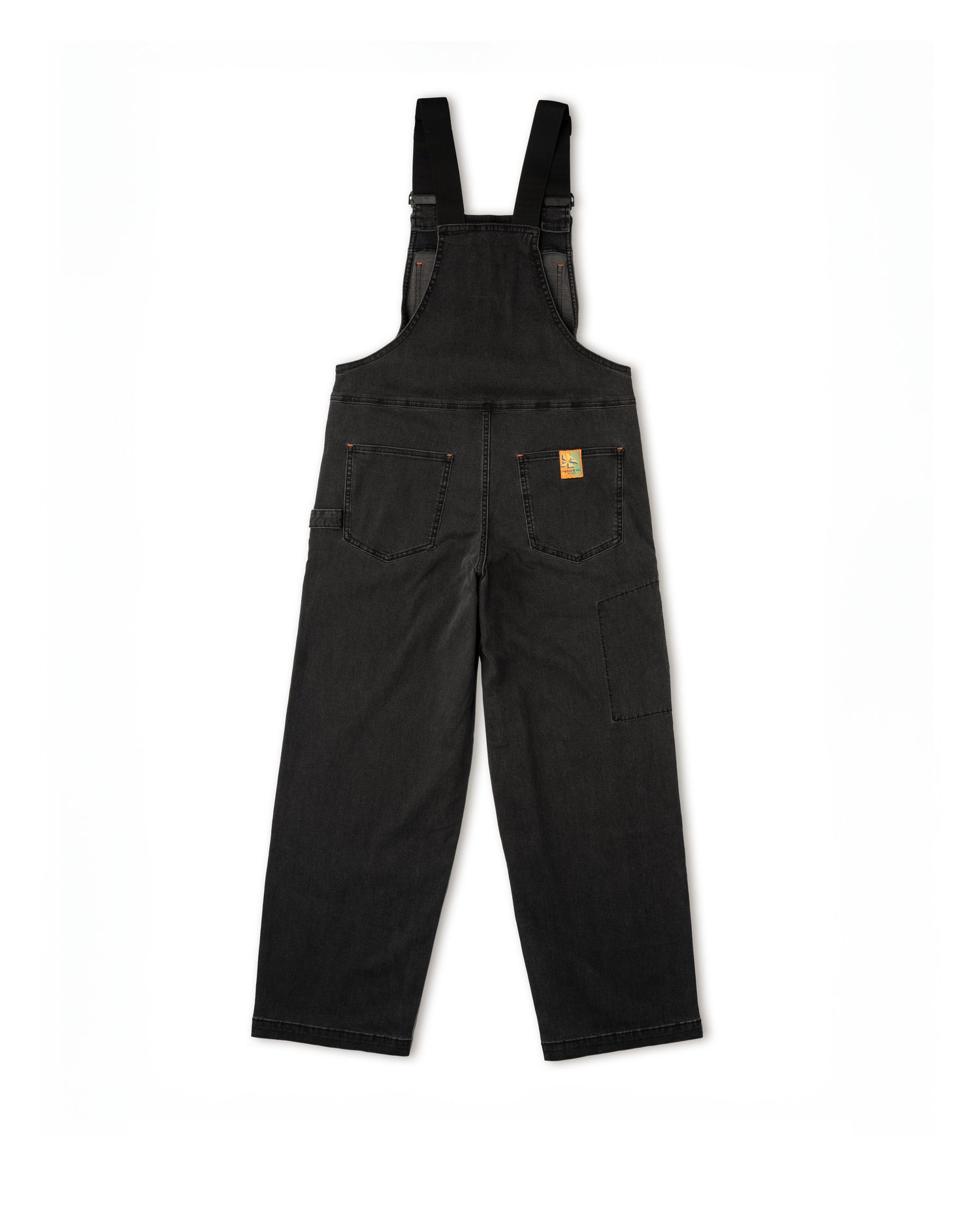 studio shot of womens diesel superlite overalls. 