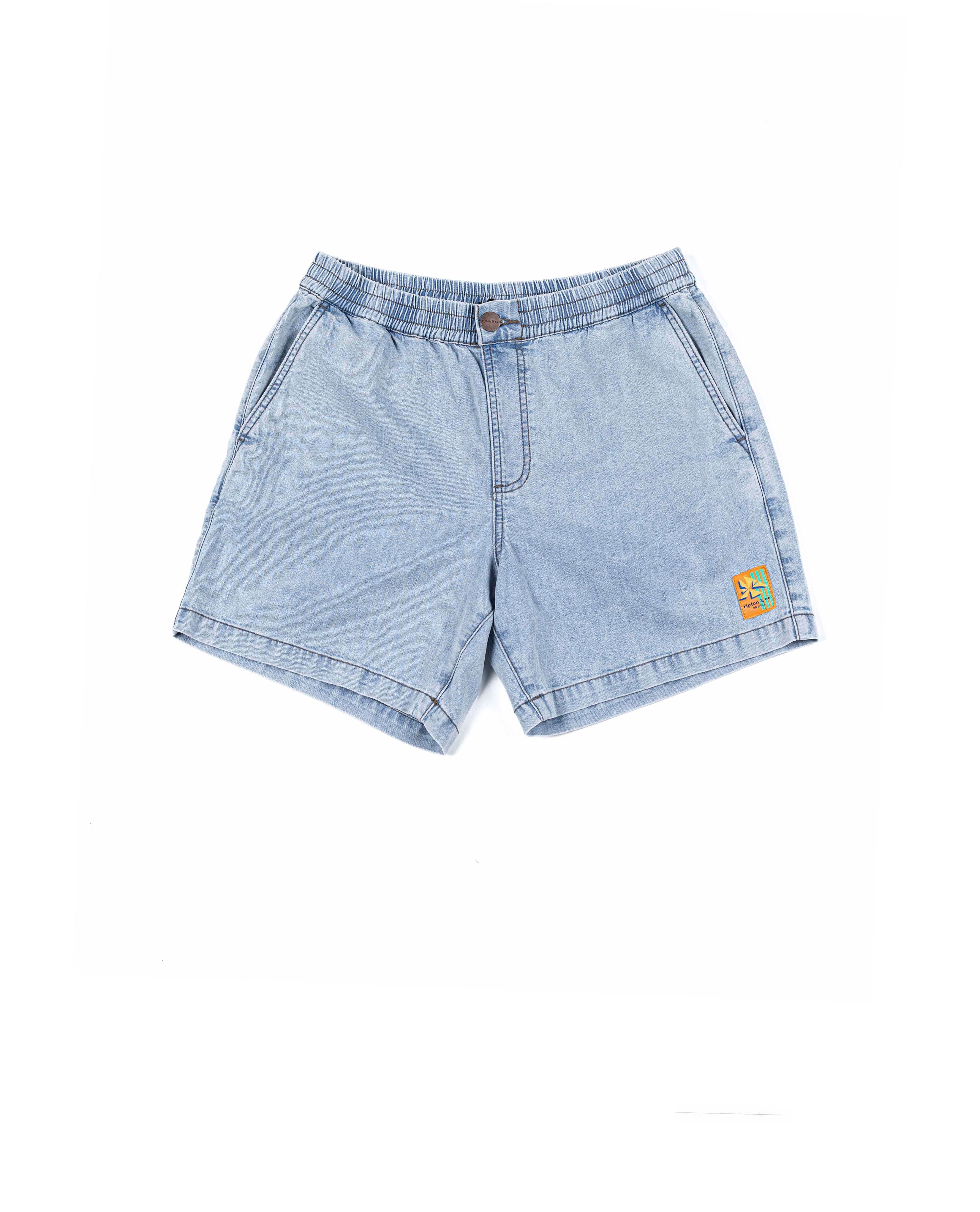 【Rest&Recreation】24SS★RR PLEATED SHORTS (S,M,L) Jorts: Stretchy Denim Shorts – Ripton